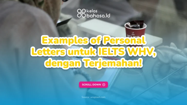 Ilustrasi Examples of Personal Letters