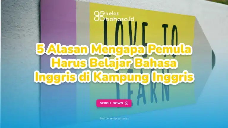 ILustrasi Belajar Bahasa Inggris untuk Pemula di Kampung Inggris Ilustrasi Belajar Bahasa Inggris untuk Pemula