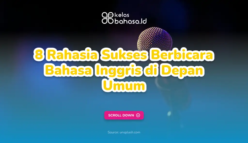 ILustrasi 8 Rahasia Sukses Berbicara Bahasa Inggris di Depan Umum Ilustrasi Berbicara Bahasa Inggris