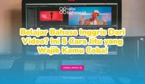 Ilustrasi Belajar Bahasa Inggris Dari Video