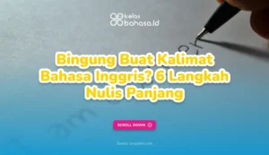 Ilustrasi Kalimat Bahasa Inggris