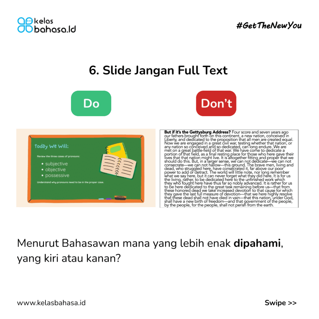 Ilustrasi Cara Presentasi Bahasa Inggris