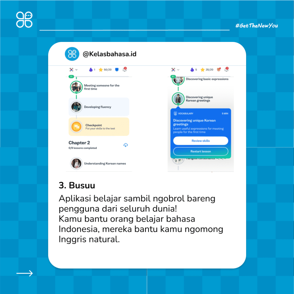 Ilustrasi Aplikasi Belajar Bahasa Inggris
