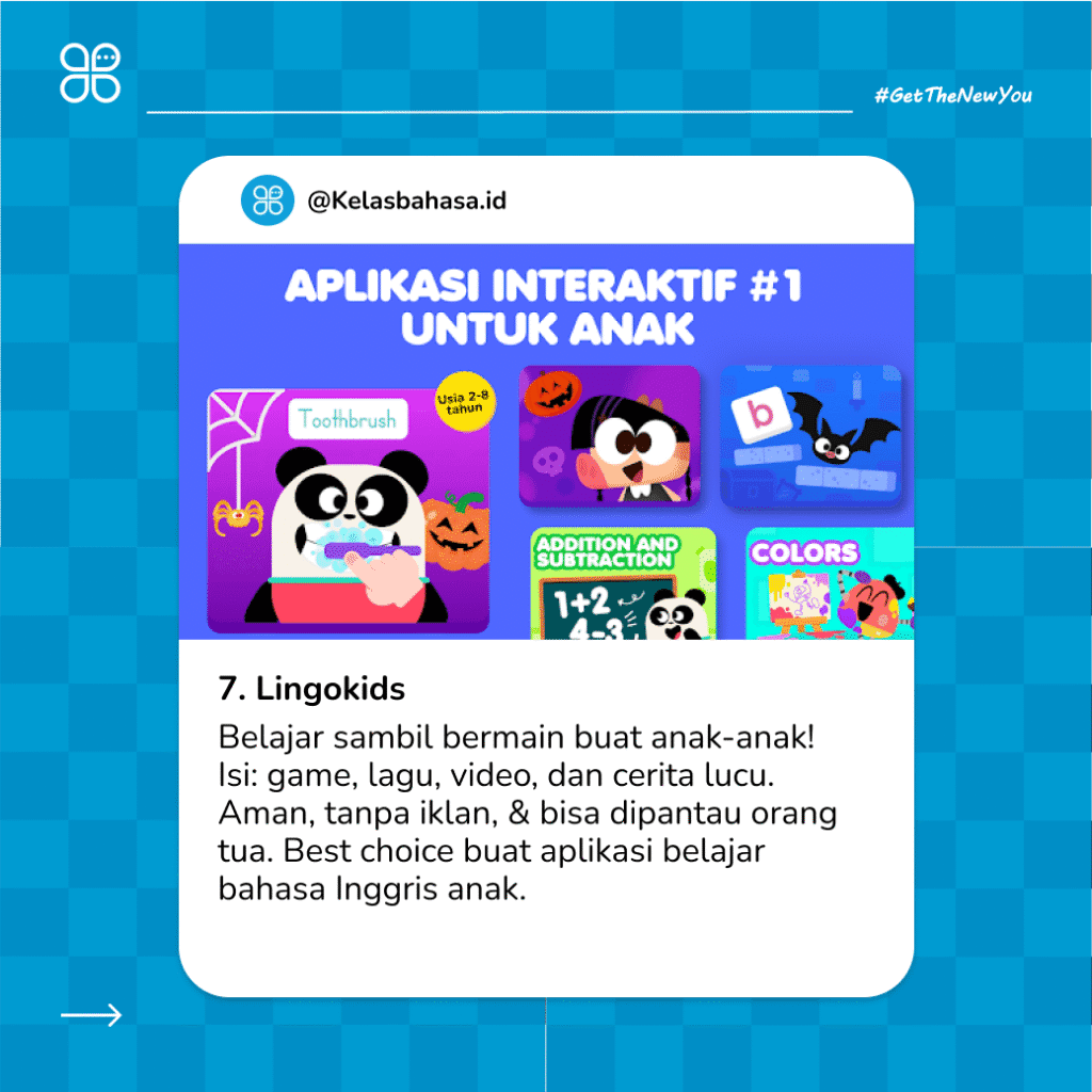 Ilustrasi Aplikasi Belajar Bahasa Inggris