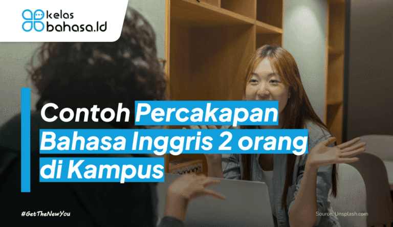 ILustrasi Contoh Percakapan Bahasa Inggris 2 orang di Kampus Ilustrasi Contoh Percakapan Bahasa Inggris 2 orang di Kampus
