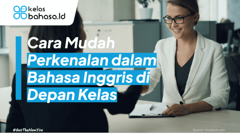 ILustrasi Cara Mudah Perkenalan dalam Bahasa Inggris di Depan Kelas Ilustrasi Perkenalan dalam Bahasa Inggris di Depan Kelas