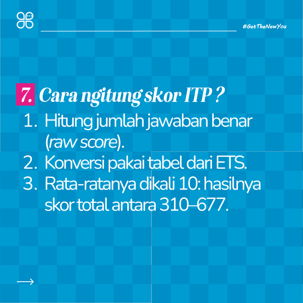 Ilustrasi Cara Menghitung Skor TOEFL