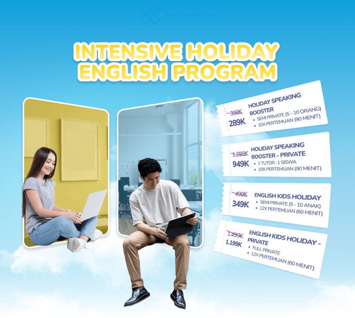Ilustrasi Program Liburan Sekolah Bahasa Inggris (Holiday Intensive)