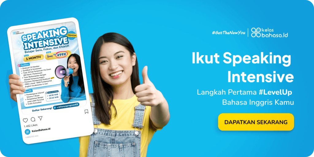 ILustrasi Ungkapan Sayang untuk Anak dalam Bahasa Inggris dan Artinya Ilustrasi Program Speaking Intensive
