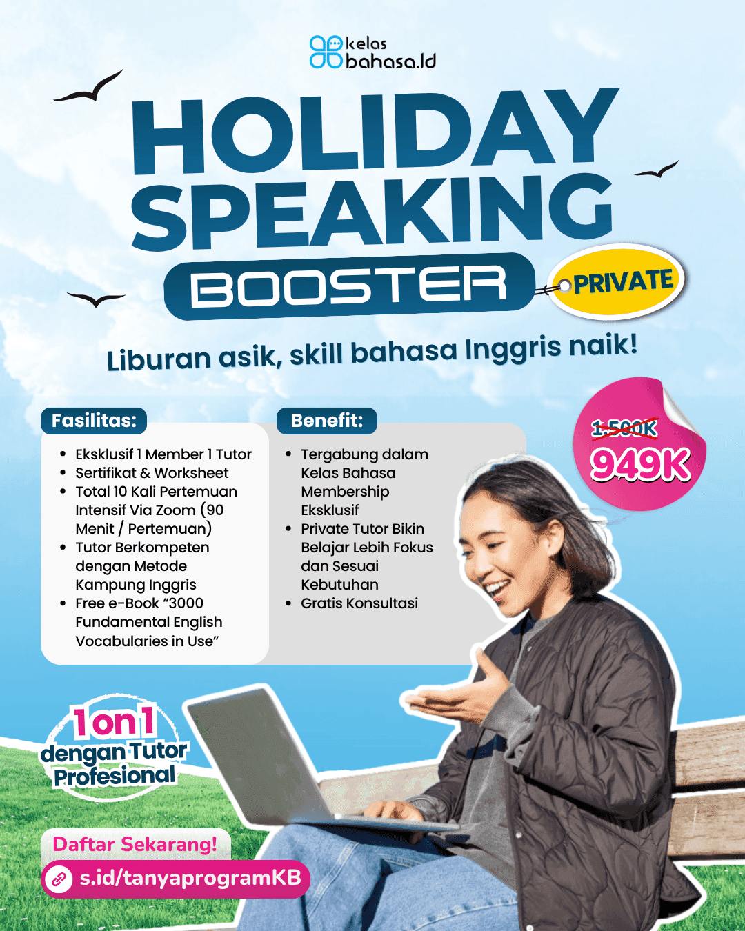 Ilustrasi Program Liburan Sekolah Bahasa Inggris