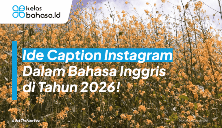 ILustrasi Ide Caption Instagram Dalam Bahasa Inggris di Tahun 2026! ilustrasi ide caption instagram