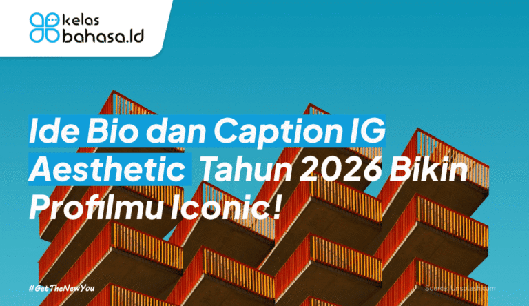 ilustrasi ide bio dan caption ig aesthetic