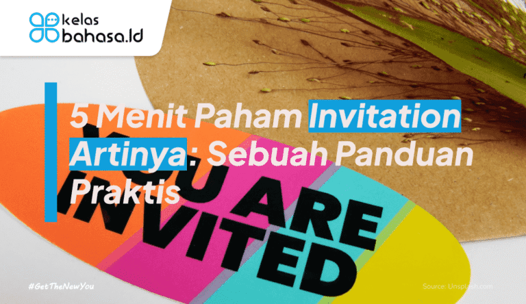 ILustrasi 5 Menit Paham Invitation Artinya: Sebuah Panduan Praktis ilustrasi invitation artinya