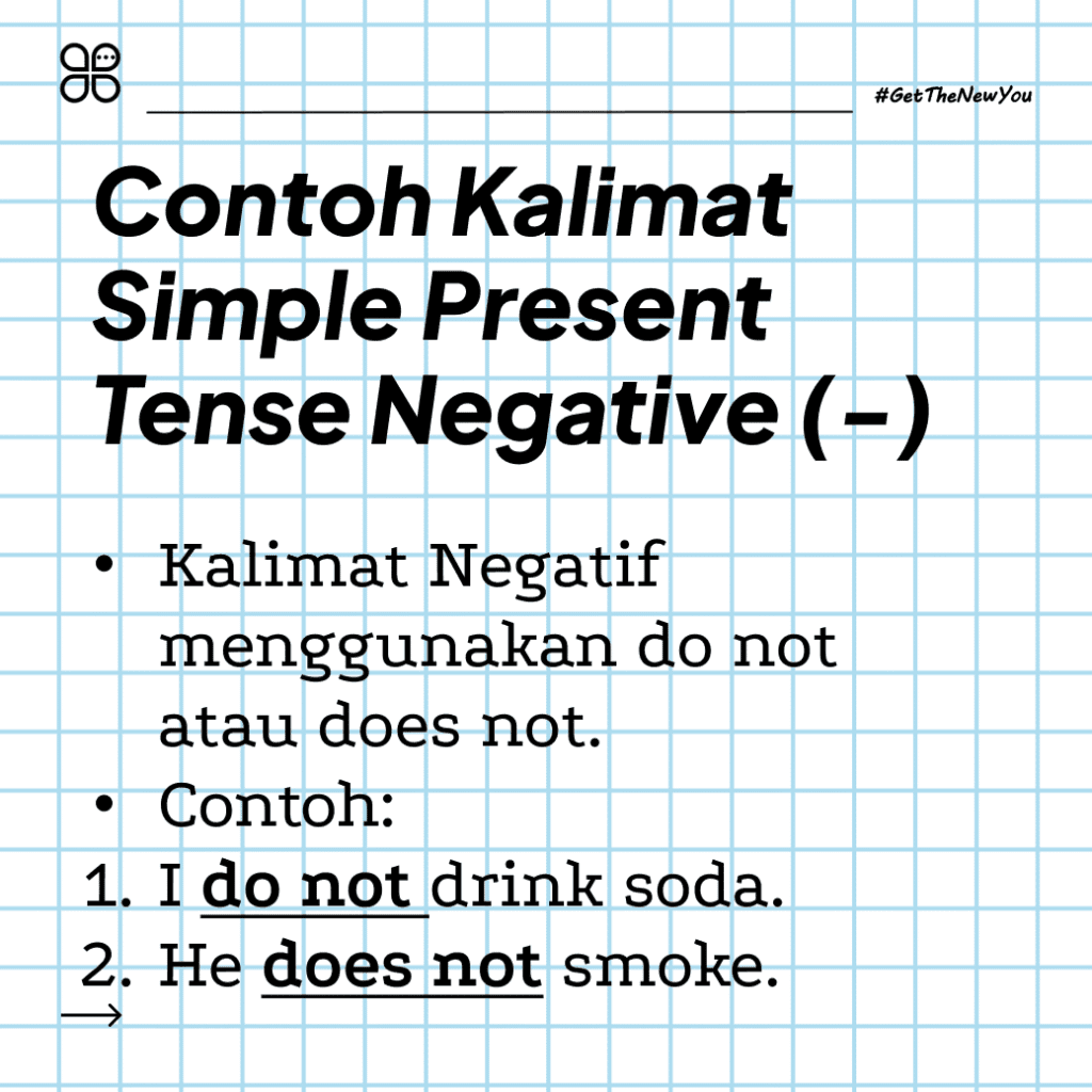 ilustrasi contoh kalimat simple present tense