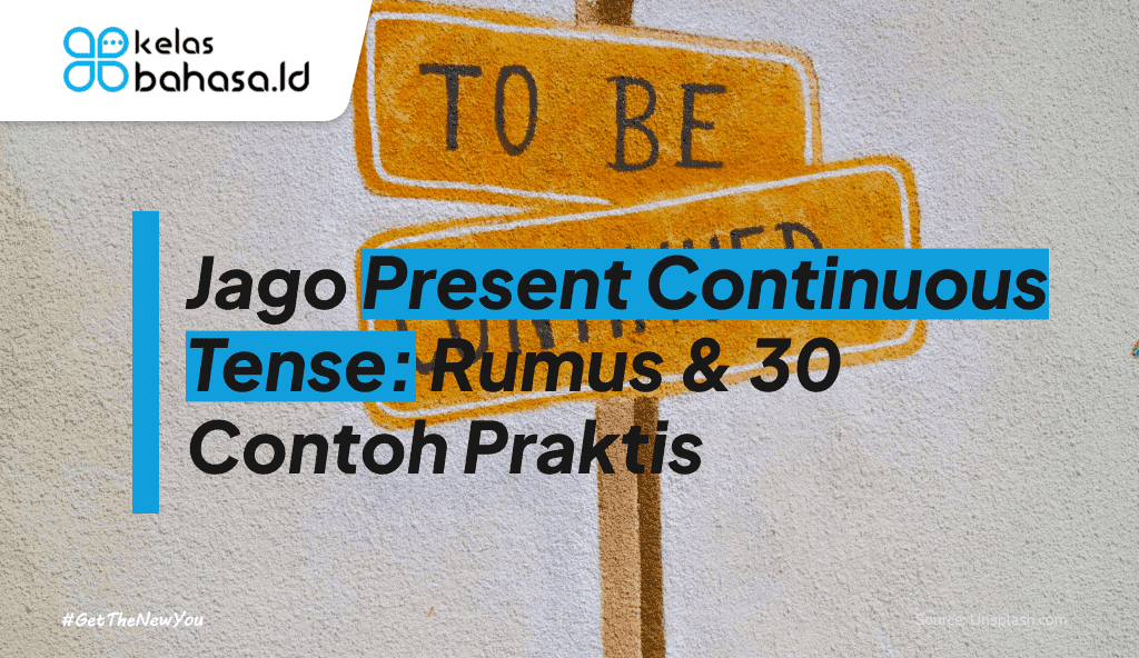 ilustrasi present continuous tense
