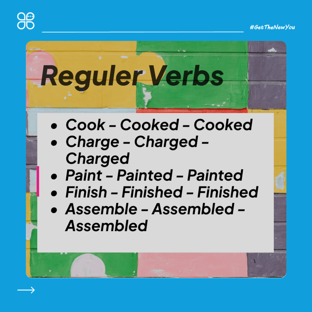 ilustrasi Regular vs Irregular Verbs