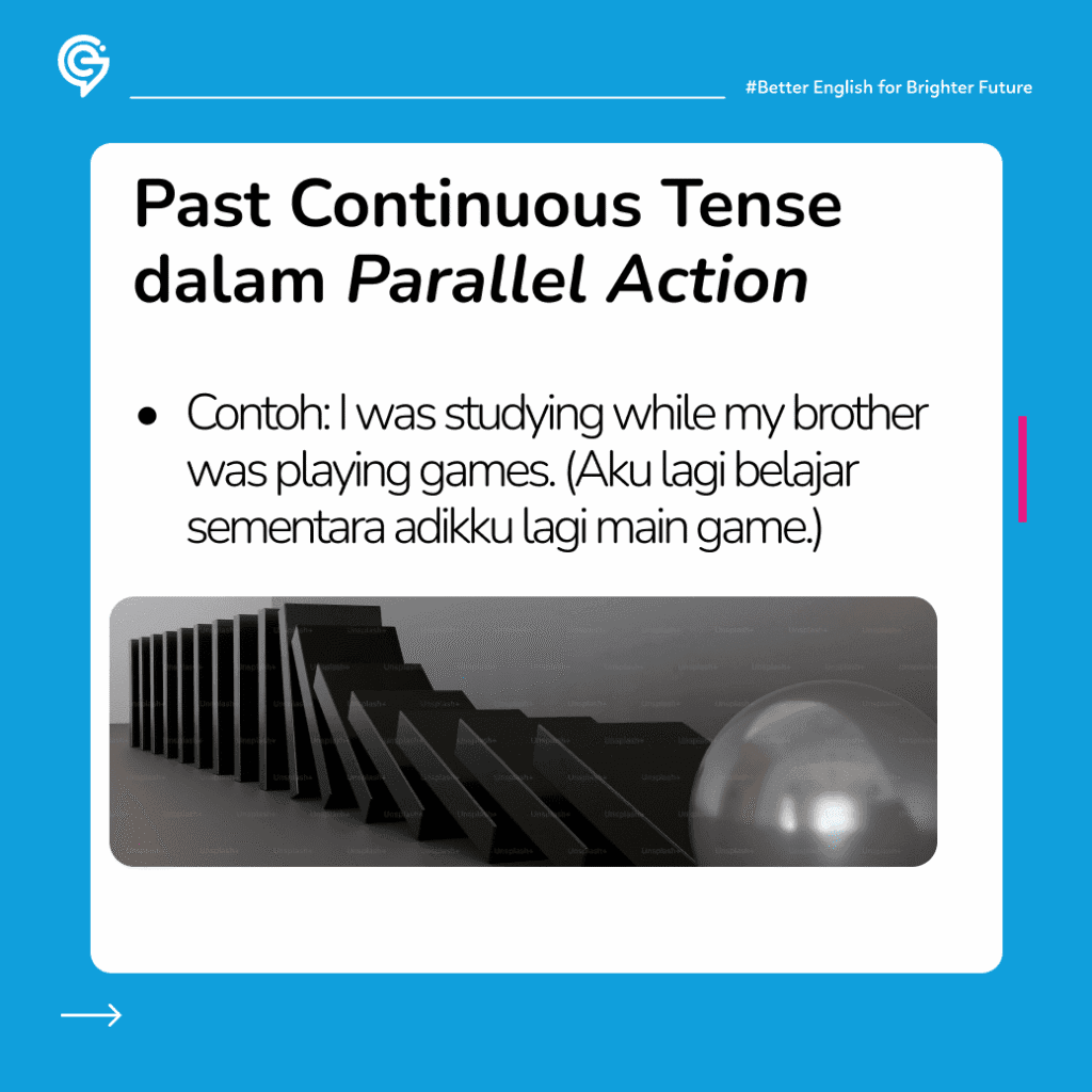 ilustrasi past continuous tense