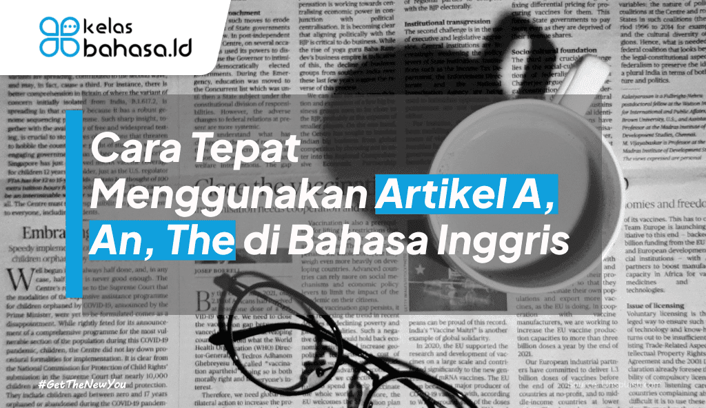 ilustrasi artikel a an the