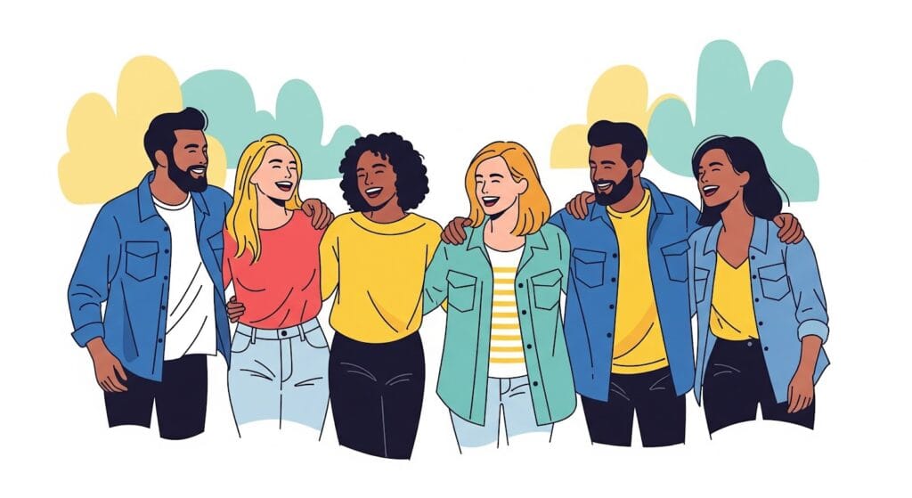 Ilustrasi Friends