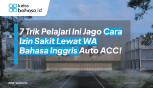 ilustrasi cara izin sakit lewat wa bahasa Inggris