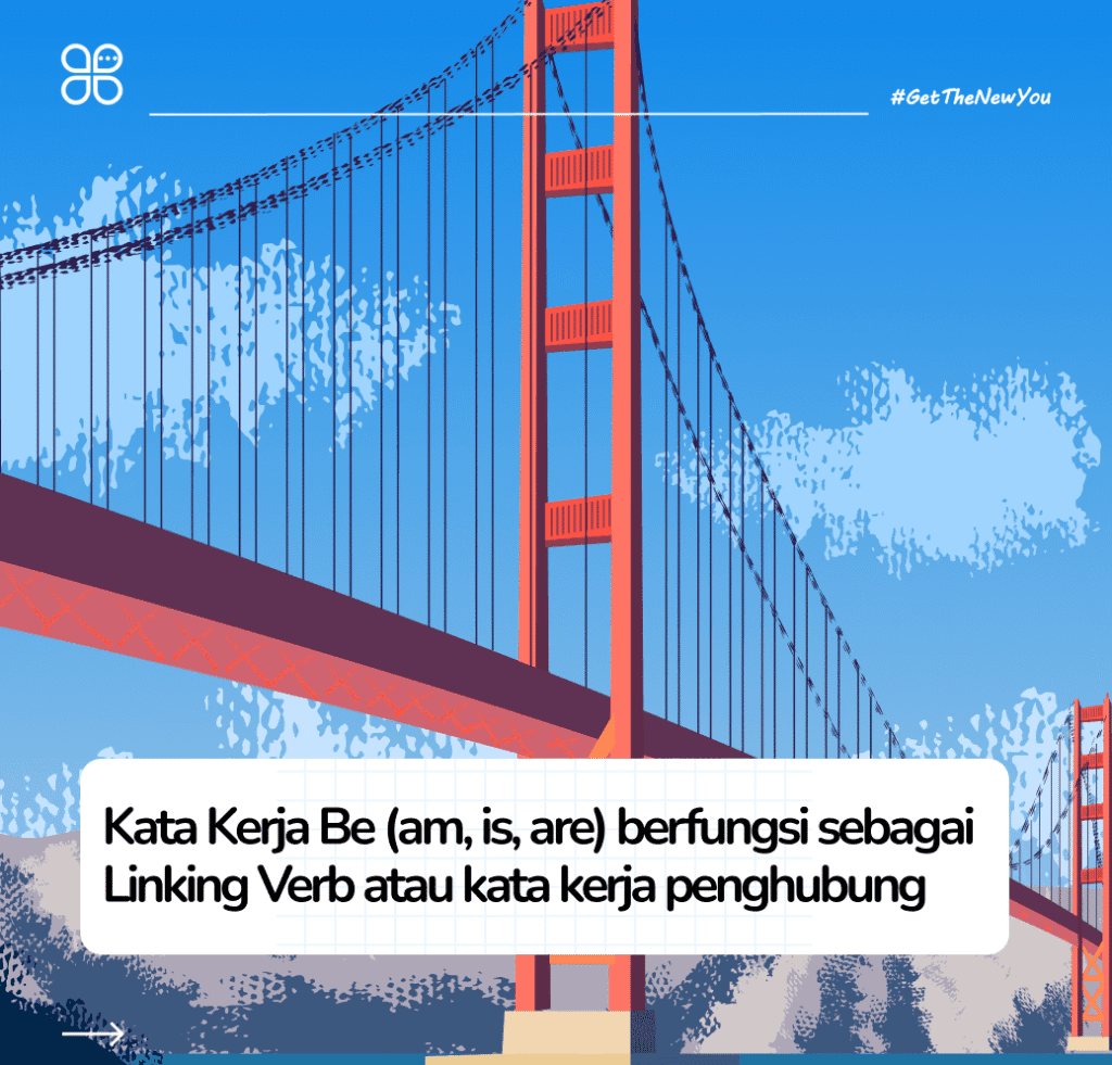 ilustrasi kata kerja be (am, is, are)
