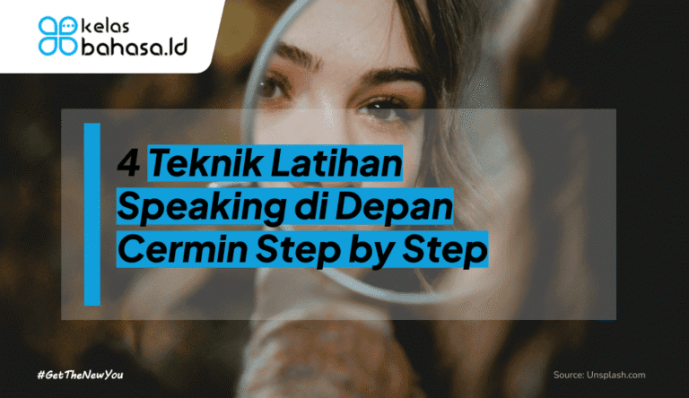 Ilustrasi 4 Teknik Latihan Speaking di Depan Cermin Step by Step