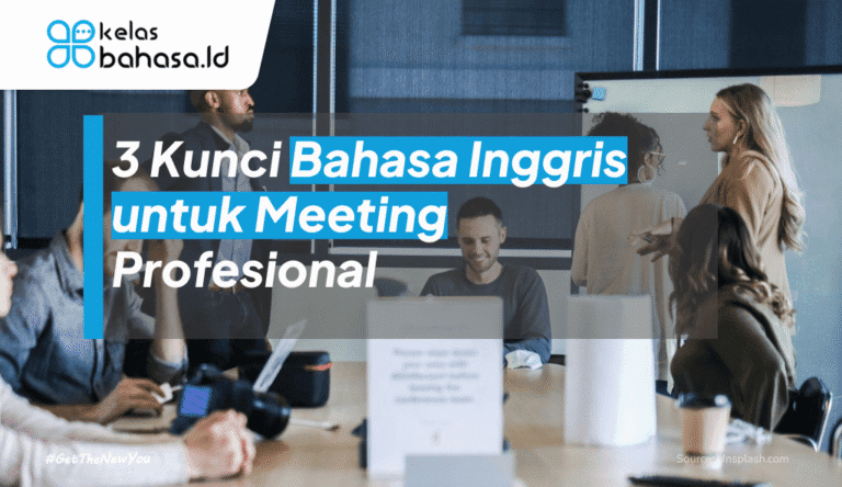ILustrasi 3 Kunci Bahasa Inggris untuk Meeting Profesional ilustrasi bahasa inggris untuk meeting