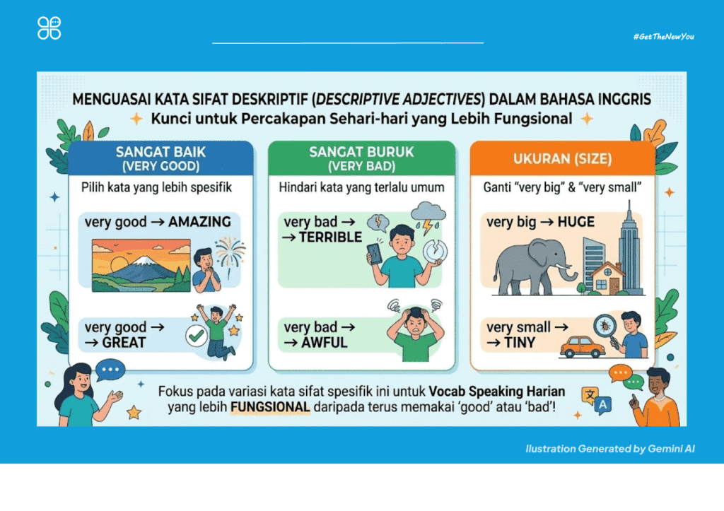 ILustrasi 5 Cara Efektif Menambah Vocabulary untuk Speaking Bahasa Inggris Sehari-hari ilustrasi vocabulary untuk speaking bahasa inggris sehari-hari