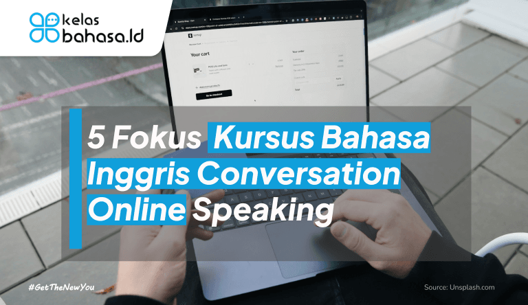 ilustrasi Kursus Bahasa Inggris Conversation Online